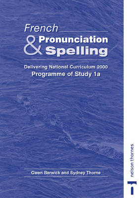 Book cover for French Pronunciation and Spelling