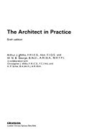 Cover of Architect in Practice