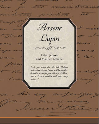 Book cover for Arsene Lupin (eBook)