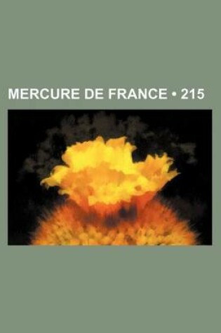 Cover of Mercure de France (215)