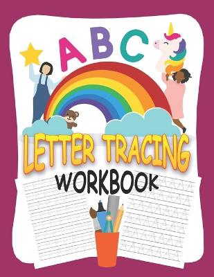 Book cover for ABC letter tracing workbook