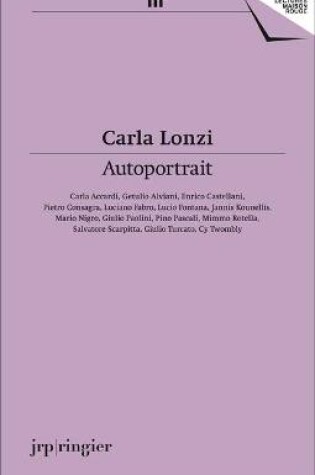 Cover of Carla Lonzi