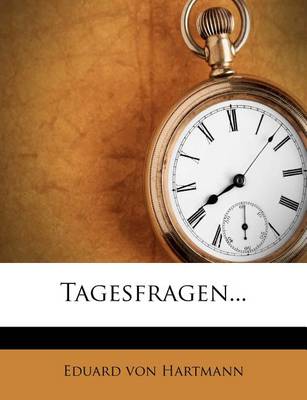Book cover for Tagesfragen, 1896