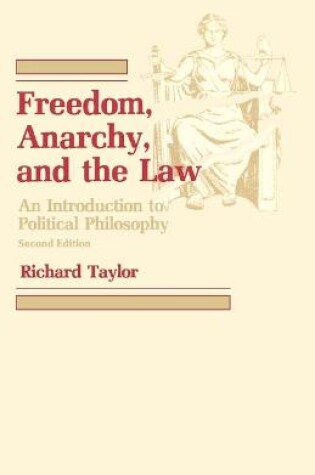 Cover of Freedom, Anarchy and the Law