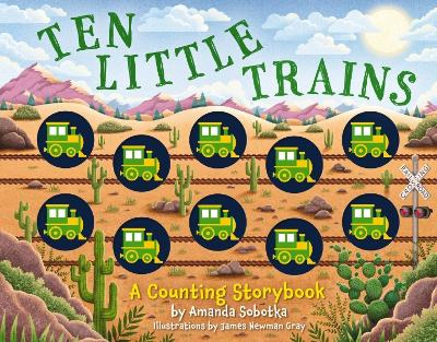 Book cover for Ten Little Trains