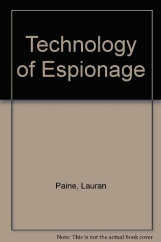 Cover of Technology of Espionage