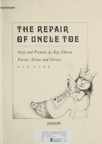 Book cover for The Repair of Uncle Toe