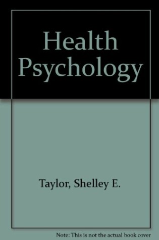 Cover of Health Psychology