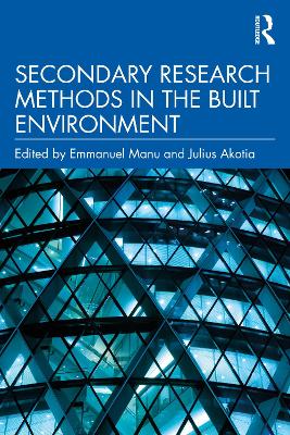 Book cover for Secondary Research Methods in the Built Environment