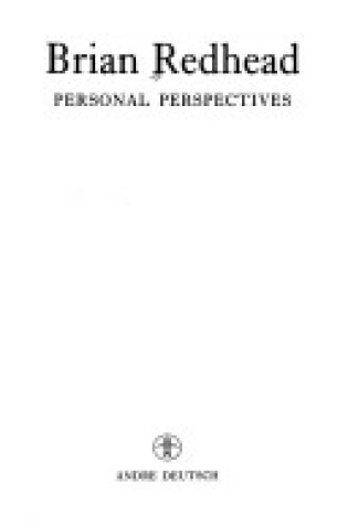 Cover of Personal Perspectives