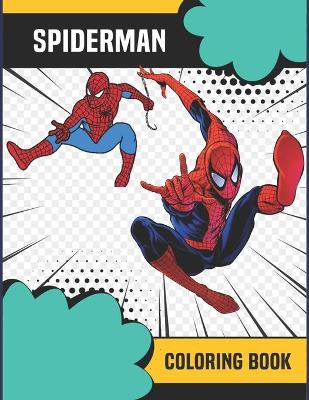 Book cover for Spiderman Coloring Book