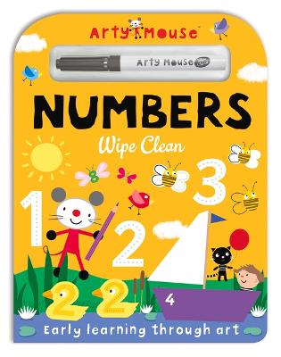 Book cover for Arty Mouse Wipe Clean Numbers