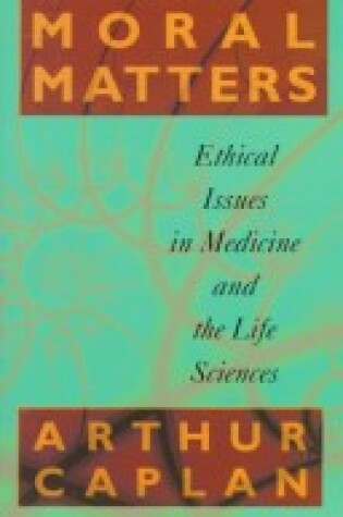 Cover of Moral Matters