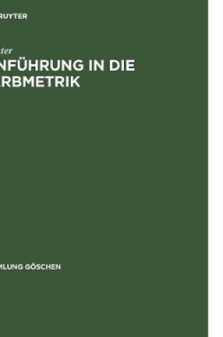 Cover of Einfuhrung in die Farbmetrik