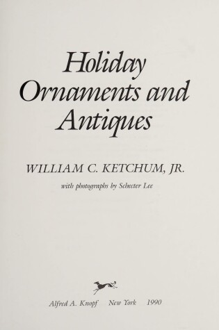 Cover of Holiday Ornaments and Antiques