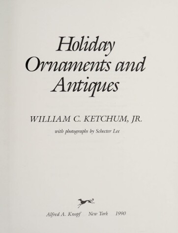 Book cover for Holiday Ornaments and Antiques