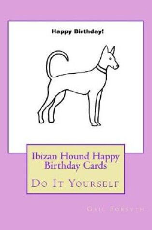 Cover of Ibizan Hound Happy Birthday Cards
