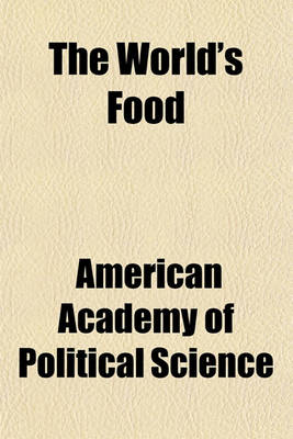 Book cover for The World's Food