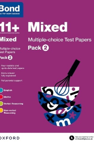 Cover of Bond 11+: Mixed: Multiple-choice Test Papers: For 11+ GL assessment and Entrance Exams