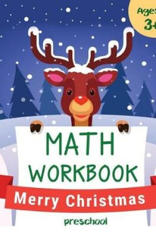 Cover of Math Workbook Merry Christmas Preschool