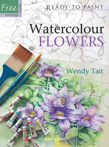 Book cover for Ready to Paint Watercolour Flowers