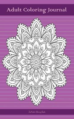 Book cover for Adult Coloring Journal (purple)