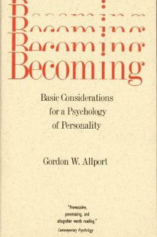 Cover of Becoming