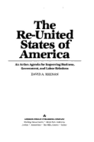 Cover of Re-united States of America