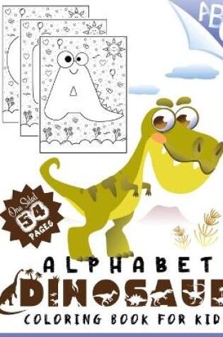 Cover of Alphabet Dinosaur Coloring Book for Kids