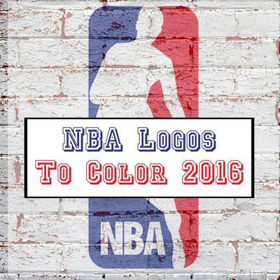 Book cover for NBA Logos to Color 2016