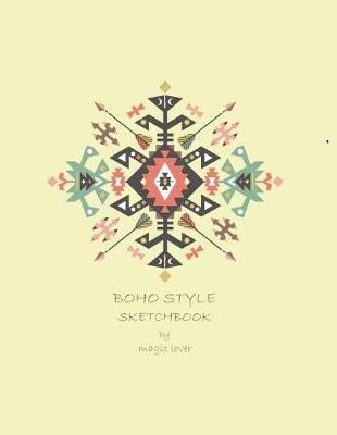 Book cover for Boho style sktechbook