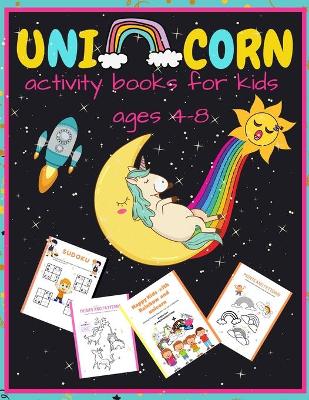 Book cover for Unicorn Activity Book for Kids Ages 4-8