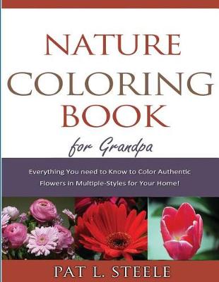 Book cover for Nature Coloring Book For Grandpa