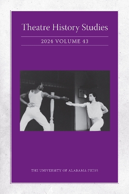 Book cover for Theatre History Studies 2024, Vol 43