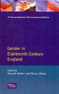 Book cover for Gender in Eighteenth-Century England