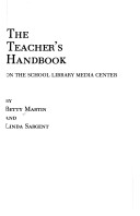 Book cover for The Teacher's Handbook on the School Library Media Centre