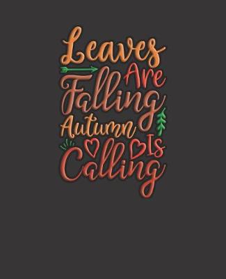 Book cover for Leaves Are Falling Autumn Is Calling (2)
