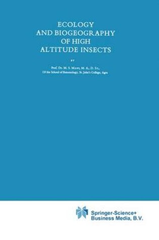 Cover of Ecology and Biogeography of High Altitude Insects