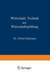 Book cover for Wirtschaft Technik und Wirtschaftsprüfung