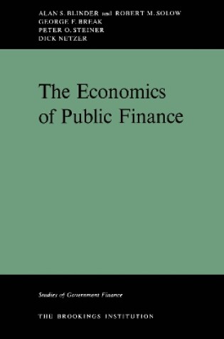 Cover of The Economics Of Public Finance