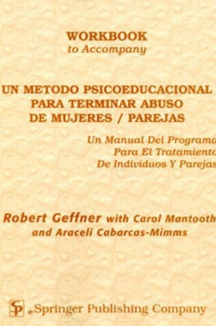 Cover of Ending Spouse/ Partner Abuse Spanish Workbook