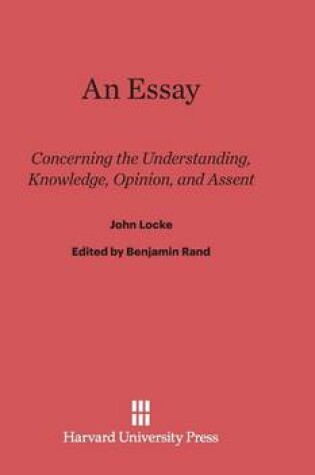 Cover of An Essay