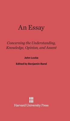 Book cover for An Essay