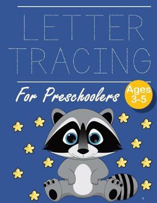 Book cover for Letter Tracing for Preschoolers Raccoon