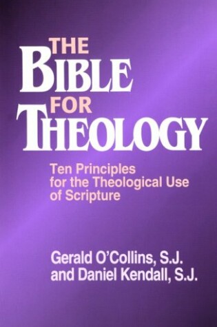 Cover of The Bible for Theology