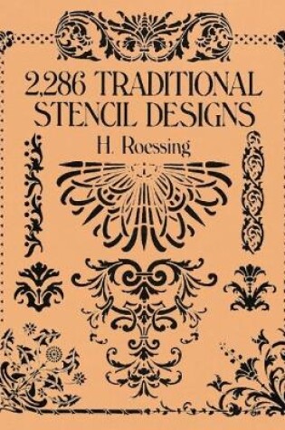 Cover of 2,286 Traditional Stencil Designs