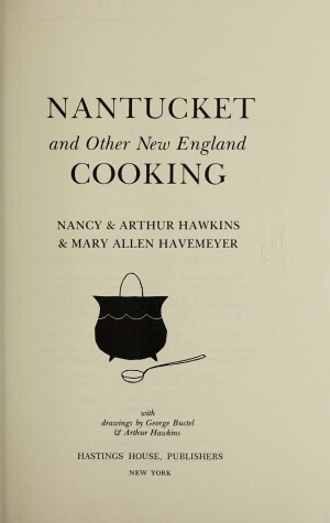 Book cover for Nantucket and Other New England Cooking