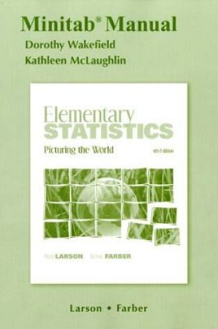 Cover of Minitab Manual for Elementary Statistics