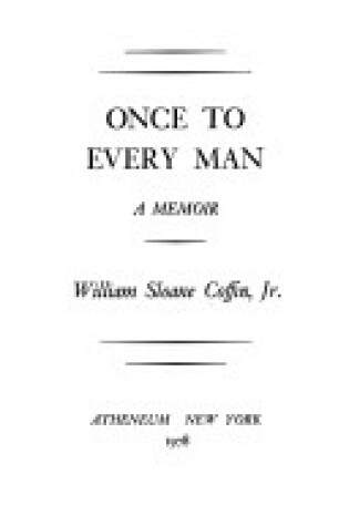 Cover of Once to Every Man