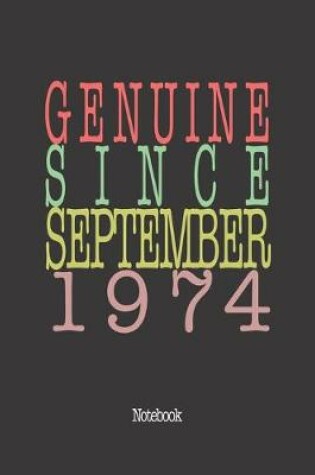 Cover of Genuine Since September 1974